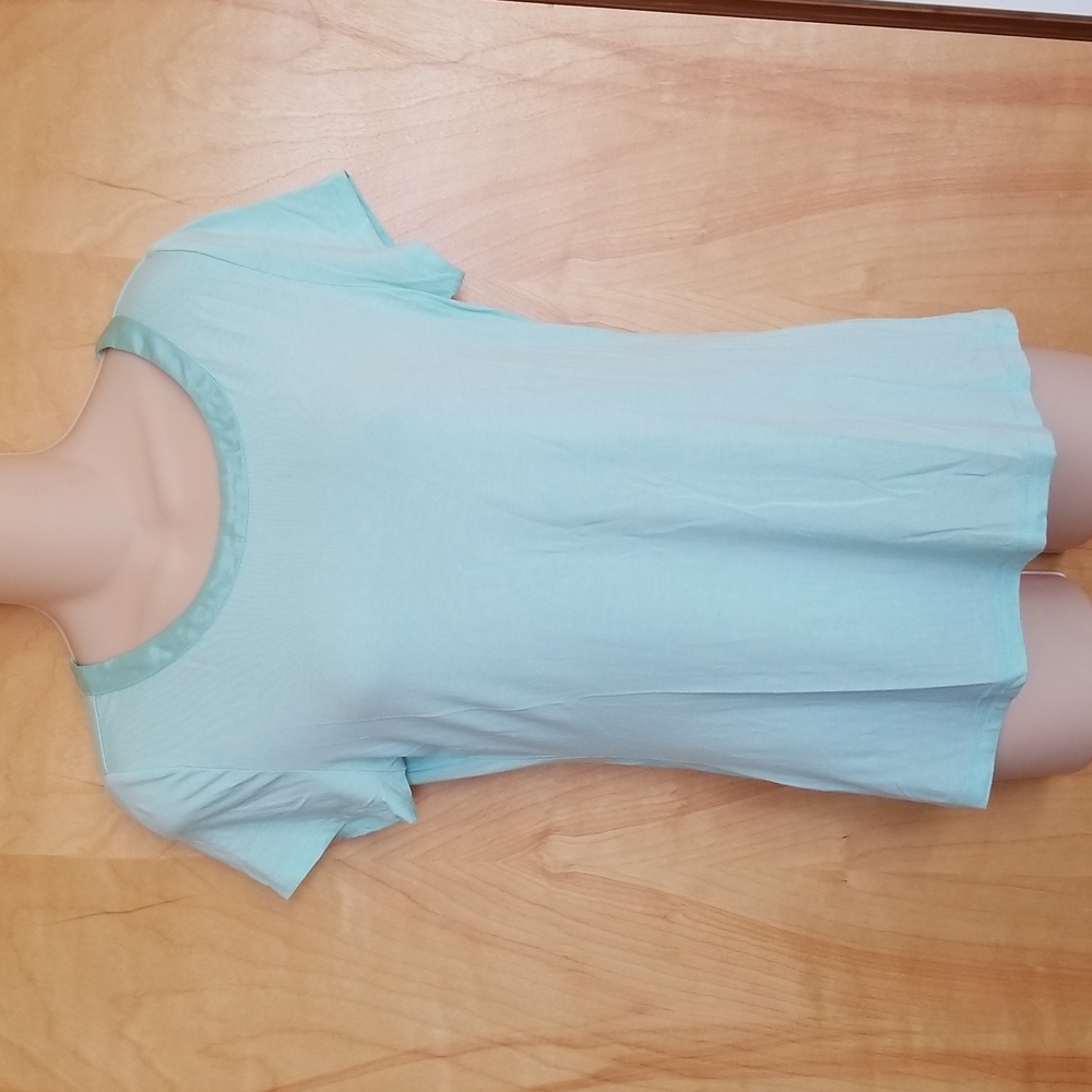Alfani Satin Detail Short Sleeve Top SP